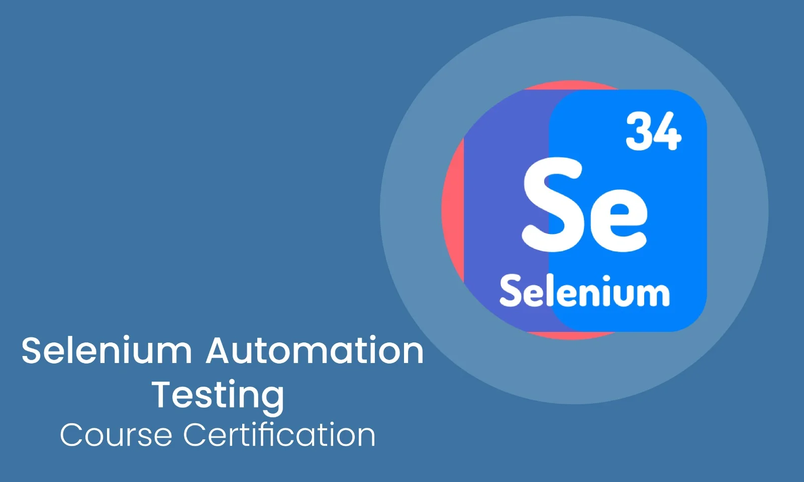 Selenium Automation Testing training course certificate by 3Zenx